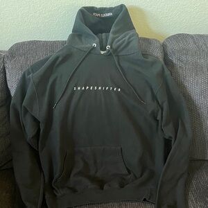 Knuckle Puck Shapeshifter Embroidered Reflective Black Hoodie